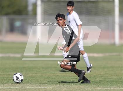 Thumbnail 3 in Madison Highland Prep vs. Ash Fork (Old Pueblo Soccer Classic) photogallery.