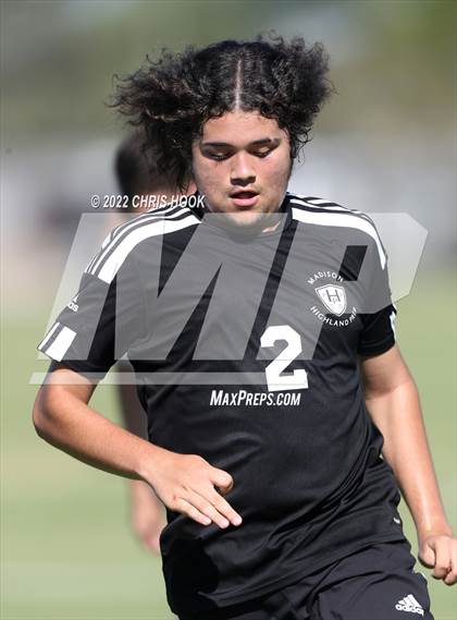Thumbnail 3 in Madison Highland Prep vs. Ash Fork (Old Pueblo Soccer Classic) photogallery.