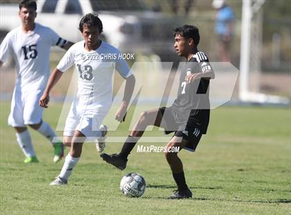 Thumbnail 3 in Madison Highland Prep vs. Ash Fork (Old Pueblo Soccer Classic) photogallery.