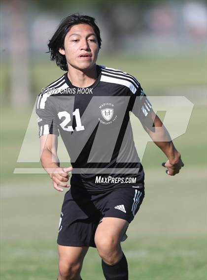 Thumbnail 1 in Madison Highland Prep vs. Ash Fork (Old Pueblo Soccer Classic) photogallery.