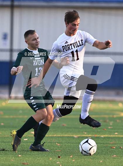 Thumbnail 2 in Portville vs. Avon (NYSPHSAA Section 5 Class C Regional) photogallery.