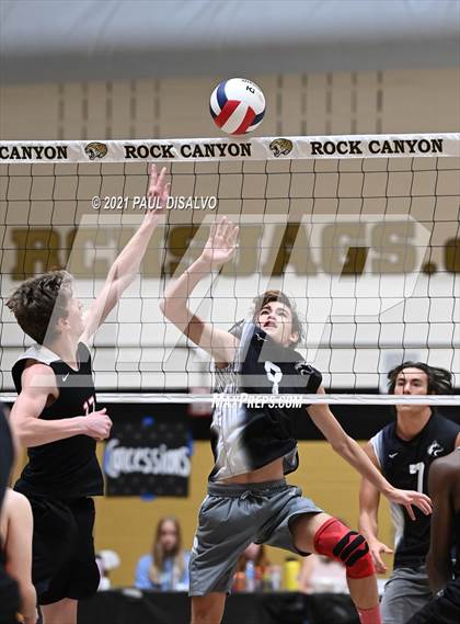 Thumbnail 1 in Douglas County vs. Eaglecrest (CHSAA 5A Semi-Final) photogallery.