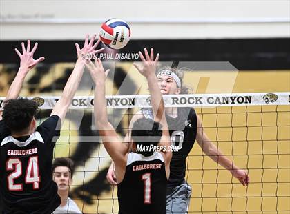 Thumbnail 2 in Douglas County vs. Eaglecrest (CHSAA 5A Semi-Final) photogallery.