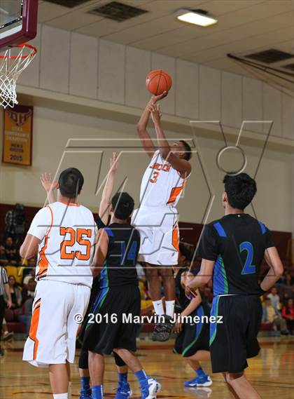 Thumbnail 1 in Robert F. Kennedy Community vs. Lincoln (CIF Los Angeles Section Playoff) photogallery.