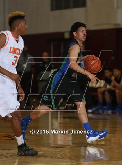 Thumbnail 1 in Robert F. Kennedy Community vs. Lincoln (CIF Los Angeles Section Playoff) photogallery.