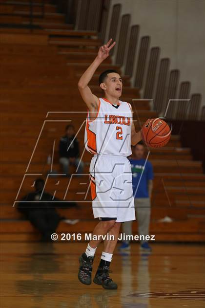 Thumbnail 2 in Robert F. Kennedy Community vs. Lincoln (CIF Los Angeles Section Playoff) photogallery.