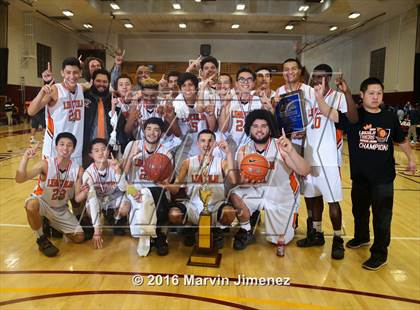 Thumbnail 3 in Robert F. Kennedy Community vs. Lincoln (CIF Los Angeles Section Playoff) photogallery.