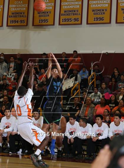 Thumbnail 2 in Robert F. Kennedy Community vs. Lincoln (CIF Los Angeles Section Playoff) photogallery.