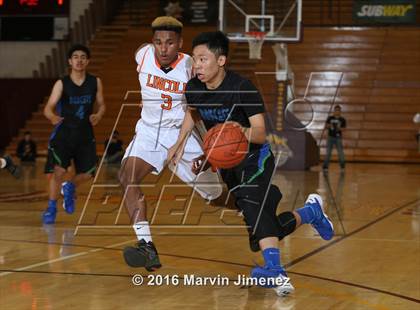 Thumbnail 2 in Robert F. Kennedy Community vs. Lincoln (CIF Los Angeles Section Playoff) photogallery.