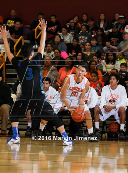 Thumbnail 3 in Robert F. Kennedy Community vs. Lincoln (CIF Los Angeles Section Playoff) photogallery.