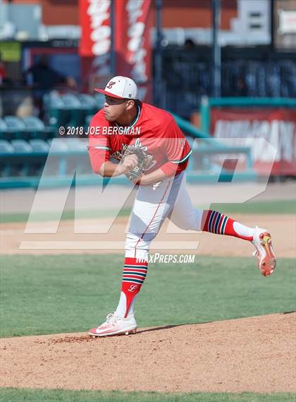 Thumbnail 3 in Bishop Union vs. Lindsay (CIF CS D6 Final) photogallery.