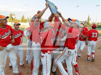 Thumbnail 1 in Bishop Union vs. Lindsay (CIF CS D6 Final) photogallery.