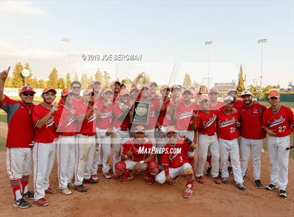 Thumbnail 1 in Bishop Union vs. Lindsay (CIF CS D6 Final) photogallery.