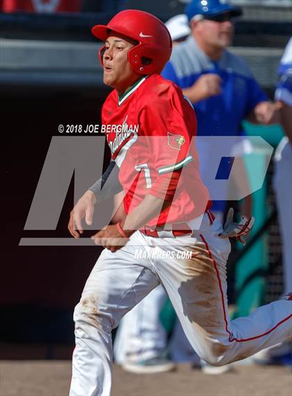 Thumbnail 2 in Bishop Union vs. Lindsay (CIF CS D6 Final) photogallery.