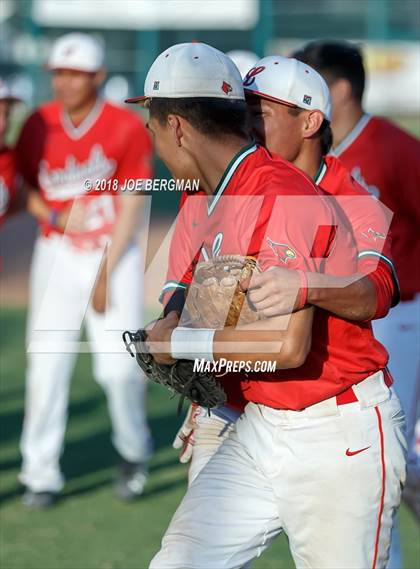 Thumbnail 3 in Bishop Union vs. Lindsay (CIF CS D6 Final) photogallery.
