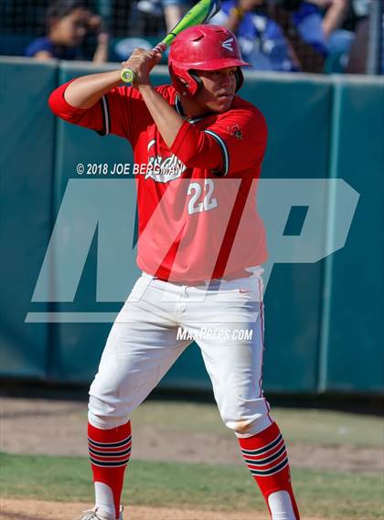 Thumbnail 1 in Bishop Union vs. Lindsay (CIF CS D6 Final) photogallery.