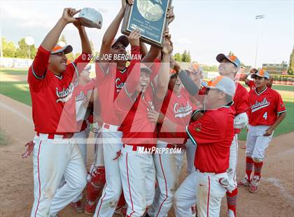 Thumbnail 3 in Bishop Union vs. Lindsay (CIF CS D6 Final) photogallery.