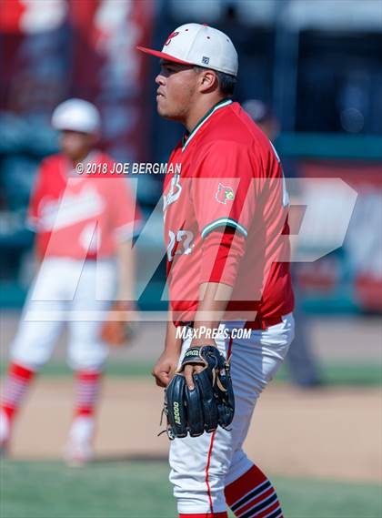Thumbnail 3 in Bishop Union vs. Lindsay (CIF CS D6 Final) photogallery.