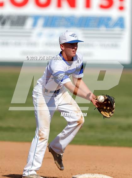 Thumbnail 2 in Bishop Union vs. Lindsay (CIF CS D6 Final) photogallery.