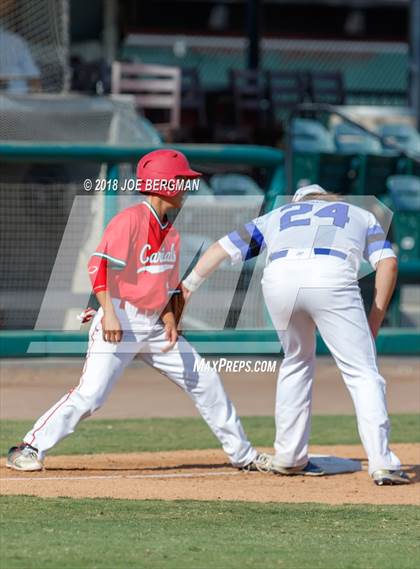 Thumbnail 3 in Bishop Union vs. Lindsay (CIF CS D6 Final) photogallery.
