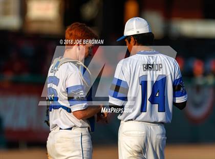 Thumbnail 1 in Bishop Union vs. Lindsay (CIF CS D6 Final) photogallery.