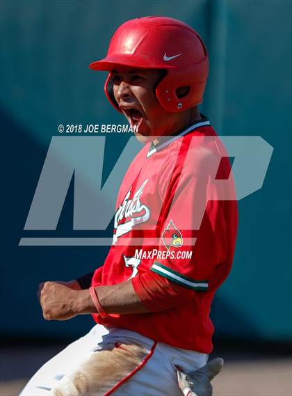 Thumbnail 3 in Bishop Union vs. Lindsay (CIF CS D6 Final) photogallery.