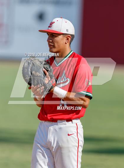 Thumbnail 2 in Bishop Union vs. Lindsay (CIF CS D6 Final) photogallery.