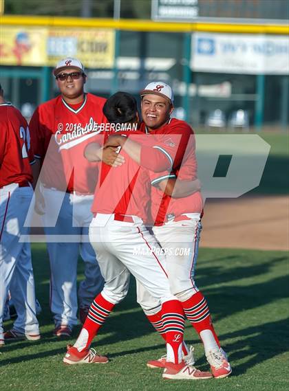 Thumbnail 3 in Bishop Union vs. Lindsay (CIF CS D6 Final) photogallery.