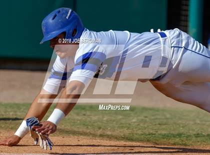 Thumbnail 3 in Bishop Union vs. Lindsay (CIF CS D6 Final) photogallery.