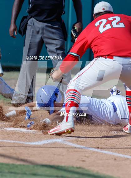 Thumbnail 3 in Bishop Union vs. Lindsay (CIF CS D6 Final) photogallery.