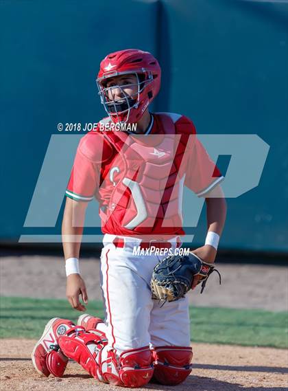 Thumbnail 2 in Bishop Union vs. Lindsay (CIF CS D6 Final) photogallery.