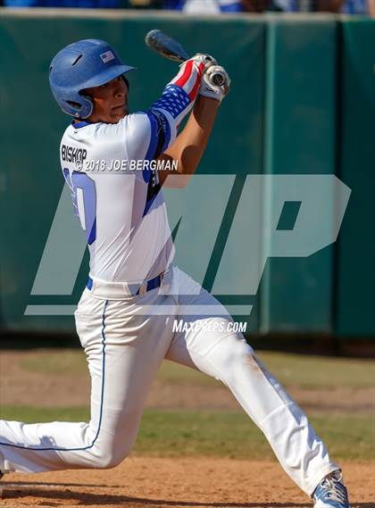 Thumbnail 2 in Bishop Union vs. Lindsay (CIF CS D6 Final) photogallery.