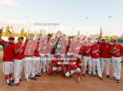 Thumbnail 3 in Bishop Union vs. Lindsay (CIF CS D6 Final) photogallery.