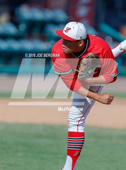 Thumbnail 1 in Bishop Union vs. Lindsay (CIF CS D6 Final) photogallery.