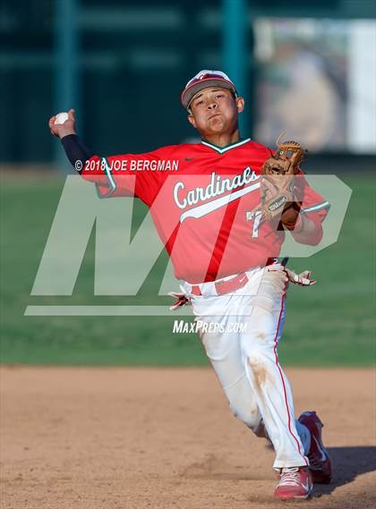 Thumbnail 2 in Bishop Union vs. Lindsay (CIF CS D6 Final) photogallery.
