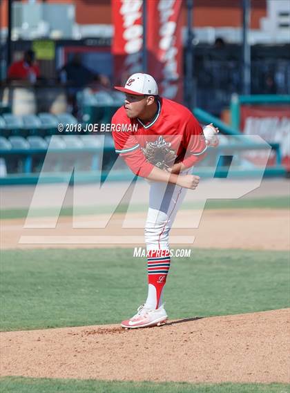 Thumbnail 1 in Bishop Union vs. Lindsay (CIF CS D6 Final) photogallery.