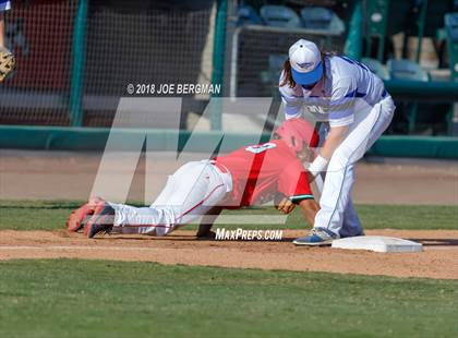 Thumbnail 3 in Bishop Union vs. Lindsay (CIF CS D6 Final) photogallery.