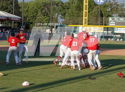 Thumbnail 2 in Bishop Union vs. Lindsay (CIF CS D6 Final) photogallery.