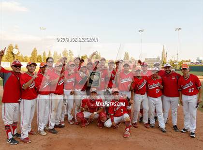 Thumbnail 2 in Bishop Union vs. Lindsay (CIF CS D6 Final) photogallery.