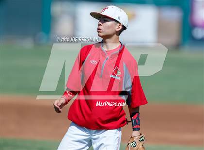 Thumbnail 3 in Bishop Union vs. Lindsay (CIF CS D6 Final) photogallery.