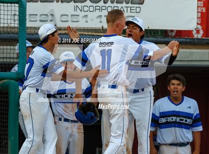 Thumbnail 1 in Bishop Union vs. Lindsay (CIF CS D6 Final) photogallery.
