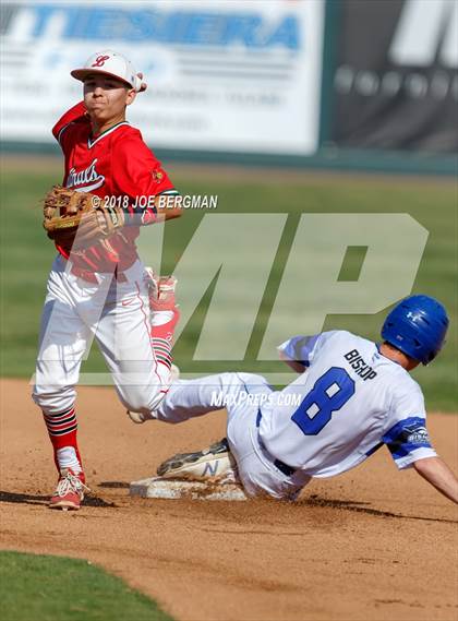 Thumbnail 1 in Bishop Union vs. Lindsay (CIF CS D6 Final) photogallery.