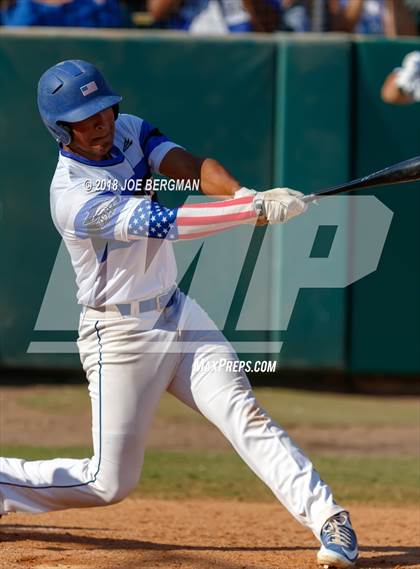 Thumbnail 1 in Bishop Union vs. Lindsay (CIF CS D6 Final) photogallery.