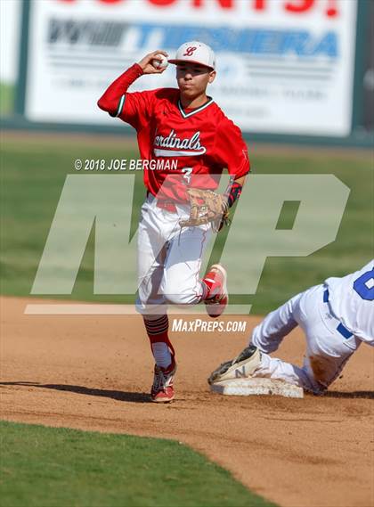 Thumbnail 2 in Bishop Union vs. Lindsay (CIF CS D6 Final) photogallery.