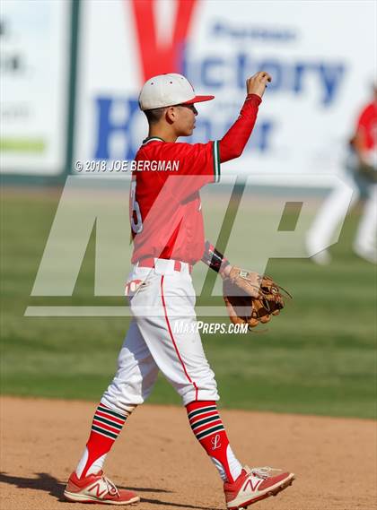 Thumbnail 1 in Bishop Union vs. Lindsay (CIF CS D6 Final) photogallery.
