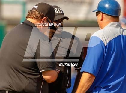 Thumbnail 1 in Bishop Union vs. Lindsay (CIF CS D6 Final) photogallery.
