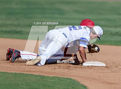 Thumbnail 2 in Bishop Union vs. Lindsay (CIF CS D6 Final) photogallery.