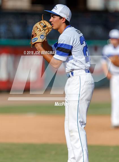 Thumbnail 2 in Bishop Union vs. Lindsay (CIF CS D6 Final) photogallery.