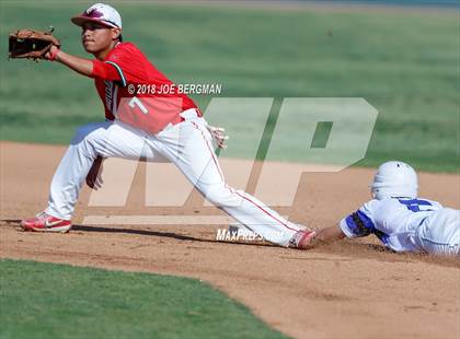 Thumbnail 1 in Bishop Union vs. Lindsay (CIF CS D6 Final) photogallery.
