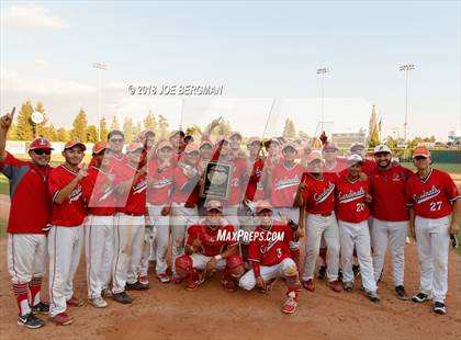 Thumbnail 3 in Bishop Union vs. Lindsay (CIF CS D6 Final) photogallery.